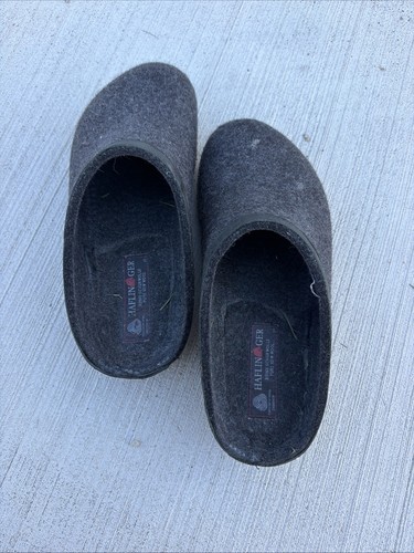 Haflinger dark gray wool felt - haflinger,