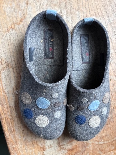 Haflinger wool clog