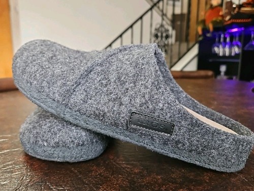 Taos wool felt - gray, slip